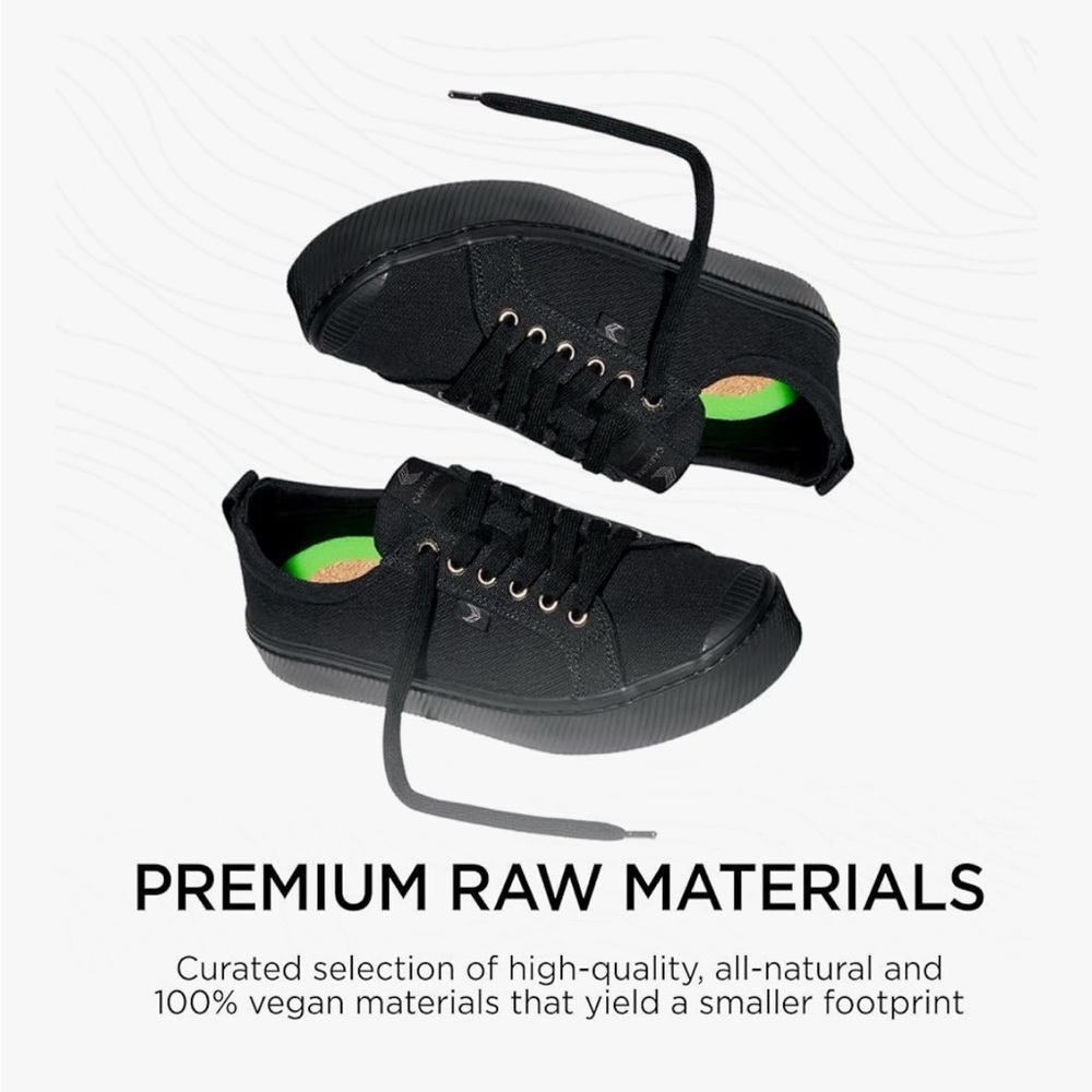 Carium black
women’s/mens 8.5/7 Black Low-Top Sneakers Brand New no box - Picture 8 of 11